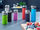 Termos Leifheit Insulated Mug Flip, 350 ml, plastikë dhe çelik inox, blu e çelët