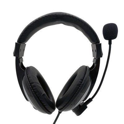 Kufje Media-Tech Turdus Pro MT3603, 40mm, 2x3.5mm, 2.3m, të zeza