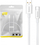 Kabllo USB Baseus Superior, USB A në USB C, 0.25 m, 100 W, e bardhë