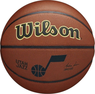 Top basketbolli Wilson NBA Team Alliance Utah Jazz WZ4011902XB, goma, ngjyrë kafe