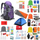 Shpinë turistike vidaXL Evacuation Backpack Readypack X2, set me pajisje emergjente, vjollcë