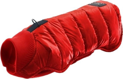Pallto për qen Chaba Coat Dopamine, e mbushur, e kuqe