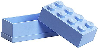Kontejner lodrash Lego Room Copenhagen Mini Box 8, i kaltër