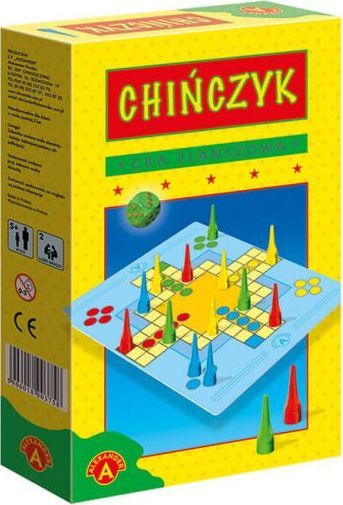 Lojë tavoline Alexander Ludo Mini, 2 4 lojtarë, set kompakt, shumëngjyrëshe