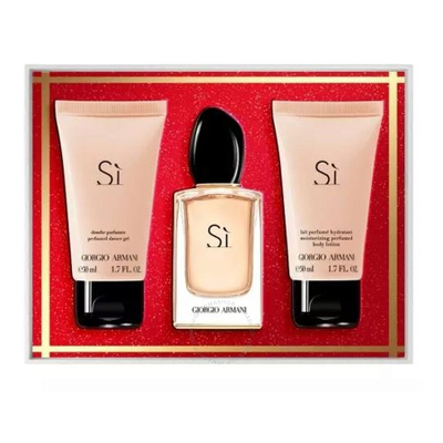 Set Armani Si, Eau De Parfum 50 ml + Losion trupi 50 ml + Xhel dushi 50 ml