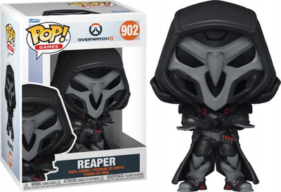 Figurë vinili Funko Pop Games Reaper Overwatch 2, 10 cm, për koleksion, e zezë