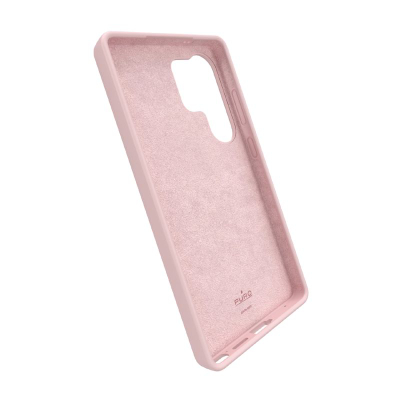 Kapotë mbrojtëse Puro Silicone Cover për Samsung Galaxy S25 Ultra, silikon, shkon me karikim wireless, rozë