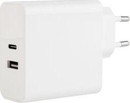 Përshtatës MicroBattery 1x USB-A 1x USB-C 2 A (MBXUSBC-AC0006), i bardhë