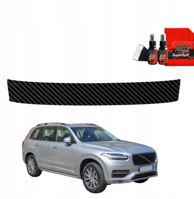 Folie mbrojtëse karboni GRIZZ BodyShield Volvo XC90 2014-2024, për prag ngarkese, e zezë
