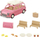 Makinë lodër Sylvanian Families Family Picnic Van, rozë