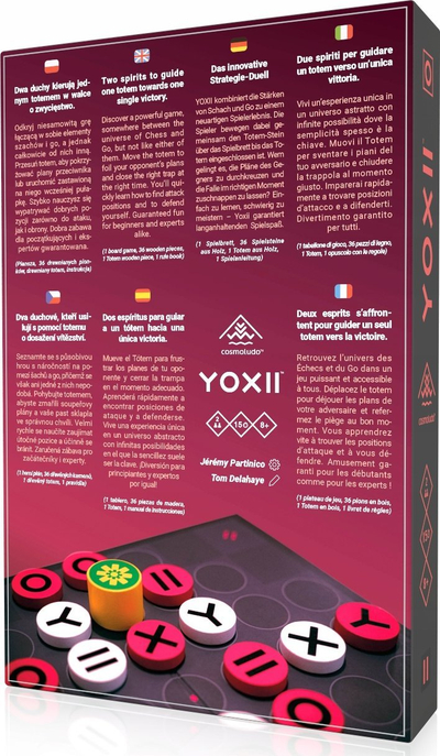 Lojë tavoline Rebel Yoxii, për 2 veta, abstrakte, me shumë ngjyra