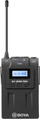 Mikrofon lavalier wireless BOYA BY-WM8 PRO, sistem UHF, për iPhone Android DSLR PC, i zi