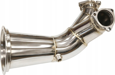 Downpipe TurboWorks për Audi SQ5 B9 3.0 TFSI, çelik inoks, për modelet 2019 e mbrapa