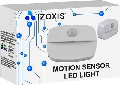 Llambë LED pa tela me sensor lëvizjeje, me bateri, e bardhë