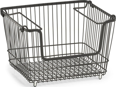 Shportë metalike Zeller Metal Wire Basket, strukturë metalike, dizajn industrial, metalike