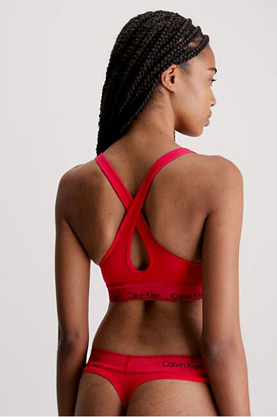 Sytjena sportive për femra Calvin Klein Bralette, të kuqe