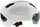Helmetë biçiklete Skateflash Atomic, LED, madhësia L 58–61 cm, e bardhë