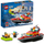 Set LEGO® City 60373 Fire Rescue Boat and Boat, 144 pjesë