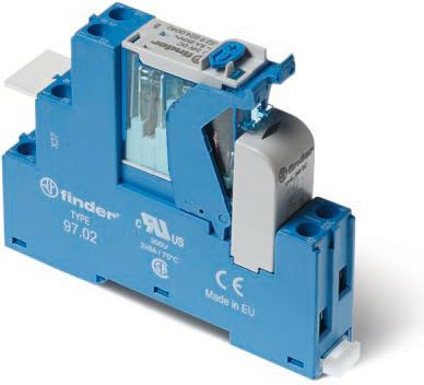 Modul releje Finder 4C.02.9.024.0050, 2P 8A, 24V DC