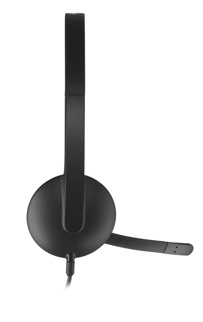 Kufje Logitech H340, me kabllo, të zeza