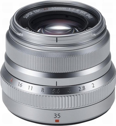 Objektiv fotografik Fujifilm Fujinon XF 35mm F2 R WR, bajonetë X, i argjendtë