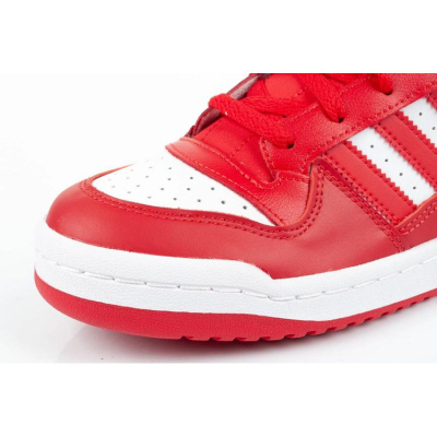 Këpucë sport adidas Forum Low CL U, lëkurë natyrale, të kuqe