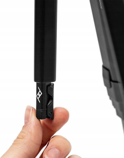 Mbajtëse telefoni Peak Design Travel Tripod, universale, e vogël në përmasa, e zezë