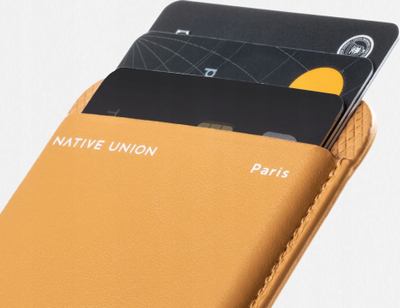 Portofol për kartela Native Union RE Classic Card Wallet, për 3 kartela, MagSafe, kraft
