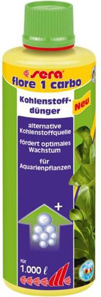 Shtesë karboni për akuarium Sera Flore 1 Carbo, 250ml, lëngshme