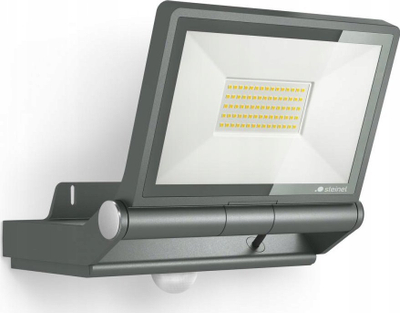 Prozhektor LED Steinel XLED Pro One Max S, me sensor lëvizjeje, dritë e ngrohtë, gri