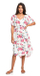 Fustan Roxy Flamingo Snow White Tropical ERJWD03428-WBK7, shumëngjyrësh mRX2519-XS