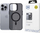 Këllëf 3mk Smoke MagCase për Apple iPhone 16 Pro Max, kompatibil me MagSafe, gjysmë i tejdukshëm