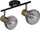 Spot tavani Activejet LISA, 2 llamba E14, IP20, i zi