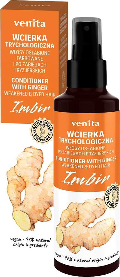 Тоник за кожа на главата Venita Trichological Ginger, 100 ml