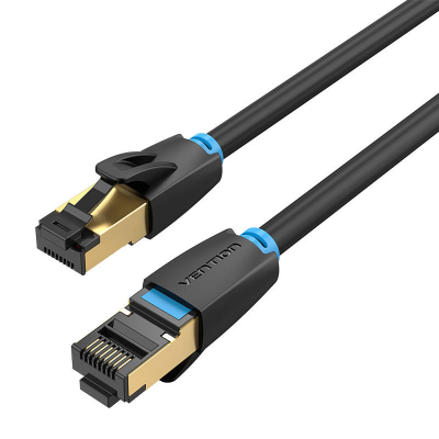 Kabllo rrjeti Vention Cat.8 SSTP, 1m, RJ45, i zi