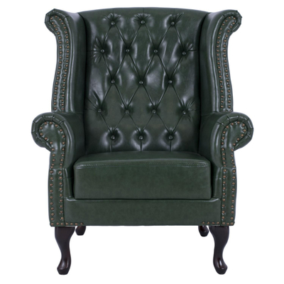 Divan 3 ulëse KIELY, stof, 166.5×80×80 cm (HM8296.04), gjelbër