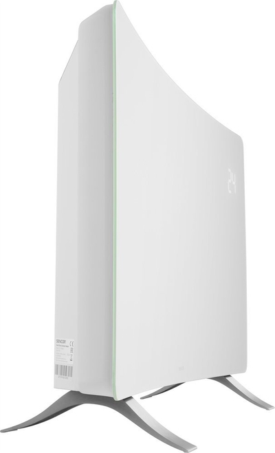 Ngrohës konvektor smart Sencor, 2400W, me ekran LCD, i bardhë