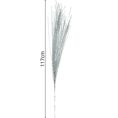 Degë dekor Koopman, 117 cm, për zbukurim, ngjyrë argjendi
