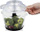 Електричен сечко Cloer Multi Chopper 6829, 1.2L, стаклено садче, црн инокс