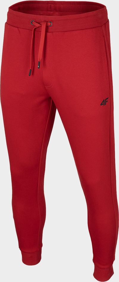 Тренерки 4F Sweatpants H4Z22 SPMD351, Regular Fit, за мажи, црвена боја