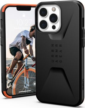 Футрола за телефон UAG Civilian за iPhone 13 Pro Max, 6.7", ултра тенка, црна