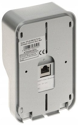 Video interfon wireless ATLO-DBC52-TUYA, Full HD 1080p, Wi-Fi Tuya Smart, i bardhë