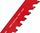 Teh sharre AWTOOLS, 462mm, i kuq