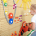 Set lodër edukative Masterkidz Wall Panels Gears and Chain, 79 pjesë, STEM, shumëngjyrësh