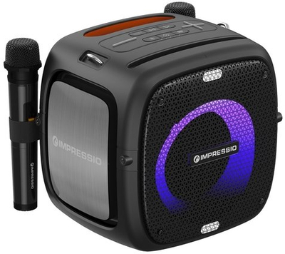 C TECH Impressio Qubis altoparlant party, mono, 80W, i zi