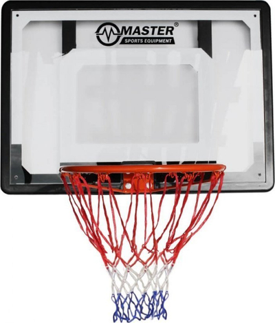 Tabla basketbolli Master Basketball Backboard, 80 x 58 cm, unazë 38 cm, shumëngjyrëshe