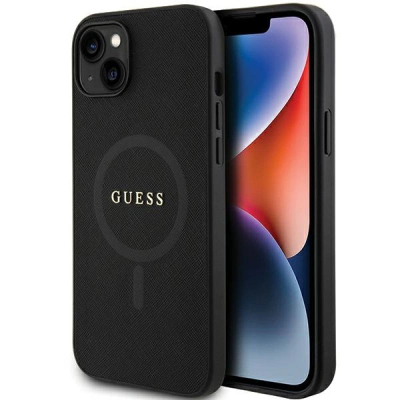 Futrollë telefoni Guess GUHMP15MPSAHMCK, iPhone 15 Plus 6.7", MagSafe, e zezë