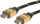 Kabllo HDMI ROLINE Gold 11.88.5502, High Speed me Ethernet, 2m, ngjyrë ari