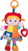 Lodër varëse për bebe Dumel Hanging Doll Nicole, me unazë varëse, me copa shumëngjyrëshe, shumëngjyrëshe