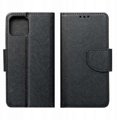 Футрола книга Fancy за Samsung S25 Plus, тенка, црна